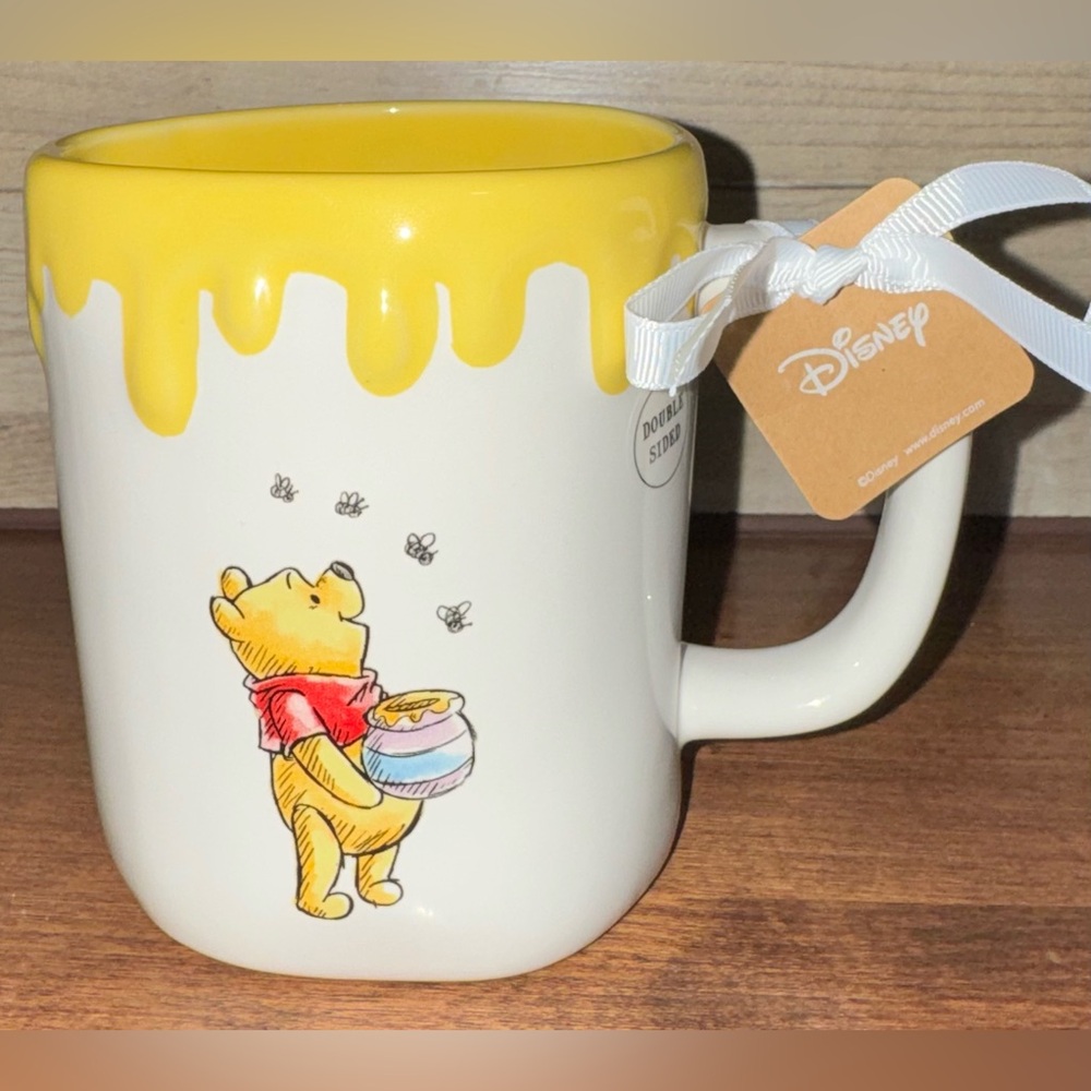 Cute 🥰 Rae Dunn Disney WInnie The Pooh HOME IS WHEREVER THERE IS HUNNY Mug Drip